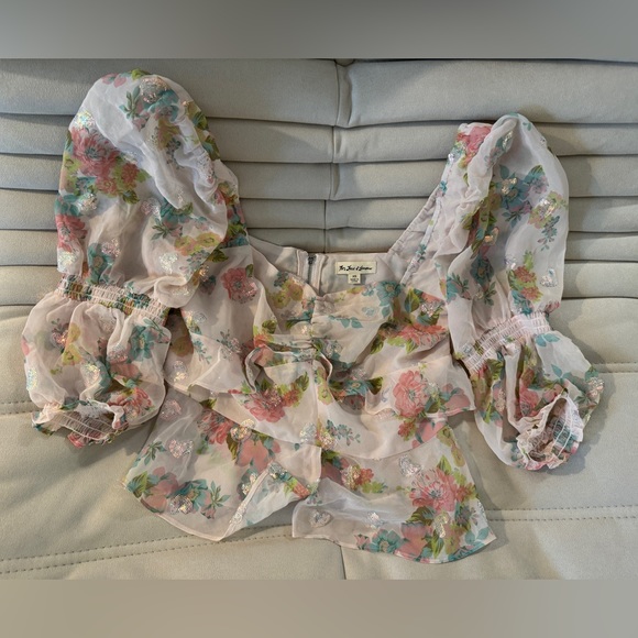 For Love & Lemons Paradis Blouse in Vintage Size S - Picture 3 of 5